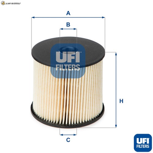 Fuel filter 003 - fuel, 26.003.00