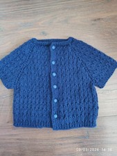 Hand Knitted Baby Cardigan 0-3