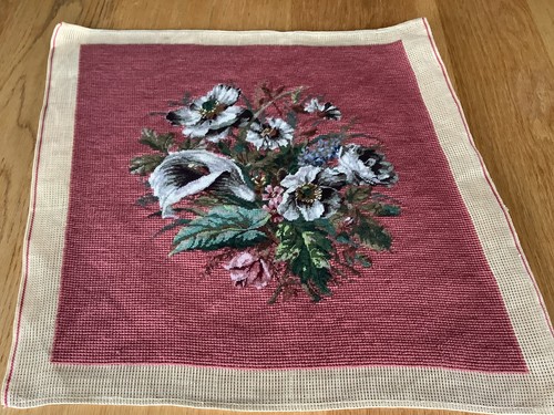 Completed wool tapestry for - completed,