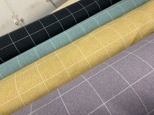 NEXT LAWSON CHECK fabric tweedy upholstery material 140 cms wide curtains blinds