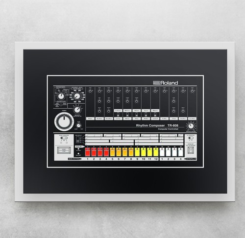 Roland 808 drum machine - tr-808,