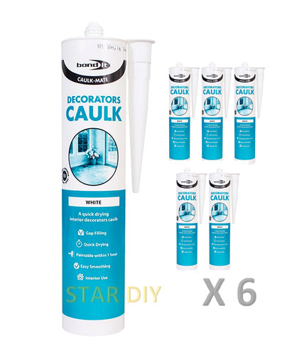 Decorators caulk white 1 - 6x,
