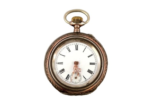 Pocket watch silver - silver, gold