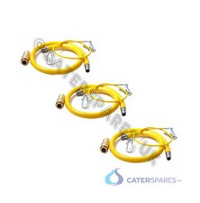 YELLOW GAS KITCHEN HOSE PIPE