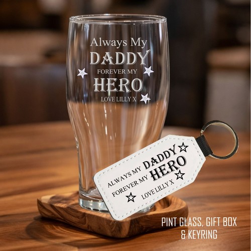 Personalised engraved pint - engraved,