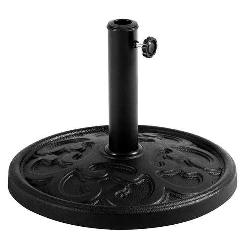 Black round cast iron patio - cast,