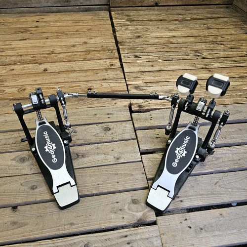 Double bass drum pedal used - drum,
