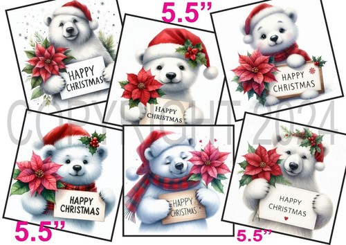 Card toppers 5 - 6, 5.5"