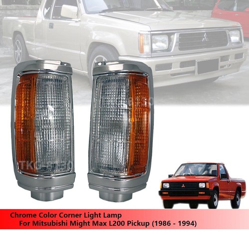 Chrome front corner - chrome, lamp