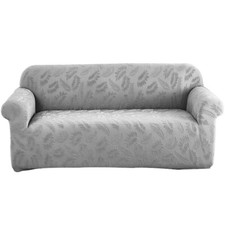 Jacquard sofa covers Grey-2
