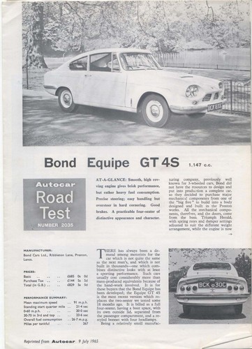 Bond equipe gt4s period - bond,