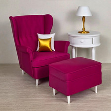 1/6 Scale Wingback Chair &