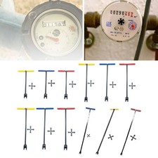 Water Meter Key 4 Ways Multi Functional Utility Key for Faucets Curb Main