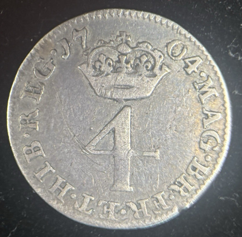 1704 queen anne silver - 1704,
