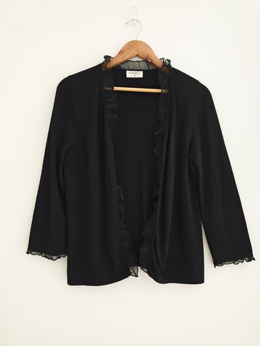 Kaliko black open cardigan - kaliko,