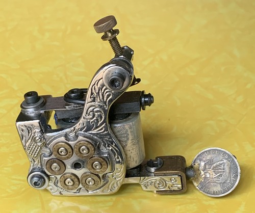 Carved chrome iron work horse - carved,