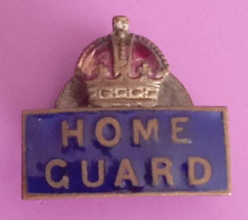 Home guard enamel ww2 - guard,