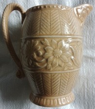 Vintage Sylvac Brown FalcoN ware jug no:360. 6 inches tall. Made in England VGC.