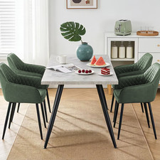 Marble effect dining table - marble,