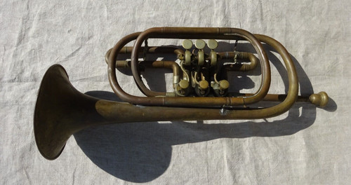Old trumpet flugelhorn bopp - flugelhorn,