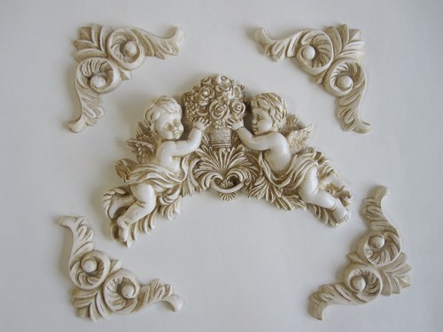 Shabby chic cherubs - shabby,