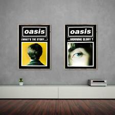 Oasis poster - (What's the Story) Morning Glory? Black duo set, Rare Original