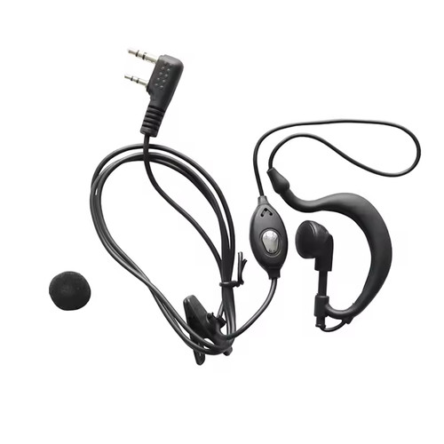 Pin plug ptt mic earpiece - 2-pin,