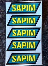 5 x Sapim Spokes Stickers Late 90s Retro MTB Mountain Bike Cycling Road DH XC