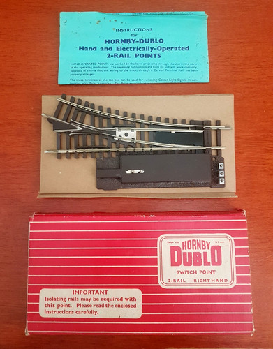 Hornby dublo 2728 - 2728, points