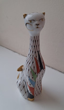 Hollohaza Fishnet Cat Figurine