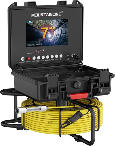 Sewer camera 65ft 20m inch - camera, 65ft/20m,