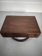 Vintage Wooden Case Box With