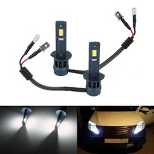2x White H1 65W 6 SMD 3570 CSP