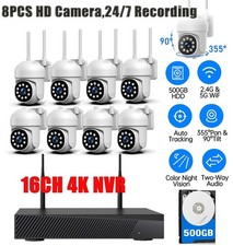 8 Pcs PTZ Cameras Wireless