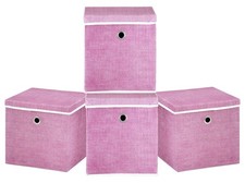 Fabric Storage Boxes with Lids