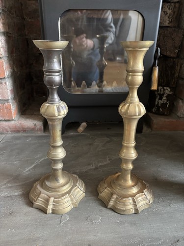 Pair large antique - of,