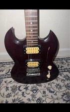 Hondo Deluxe 734 Series SG Guitar