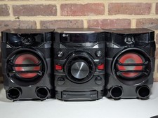 LG CM4360 Mini Hi-Fi Stereo System Bluetooth CD Player USB FM Tested Working 