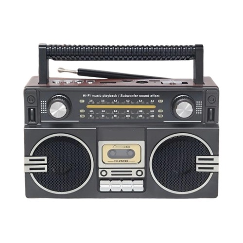 Portable retro bluetooth boom - retro,