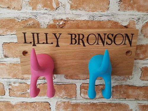 Double personalised oak coat