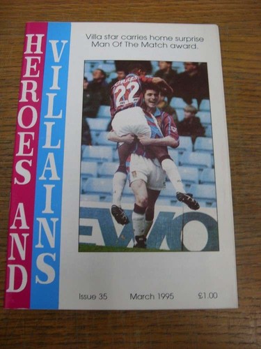 Mar 1995 fanzine aston - mar-1995, villa