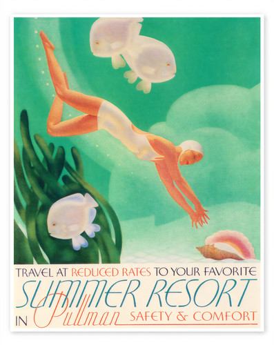 Pullman summer resort - summer, poster