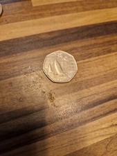 2011 London Olympics 2012  Sailing / Yachting 50p Fifty Pence  coin - Circulated