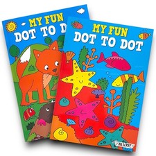 Kids Children Dot to Dot Books