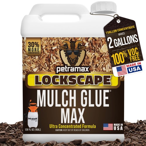 Petramax lockscape mulch glue - petramax,