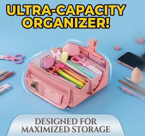 Large capacity pencil case - large,