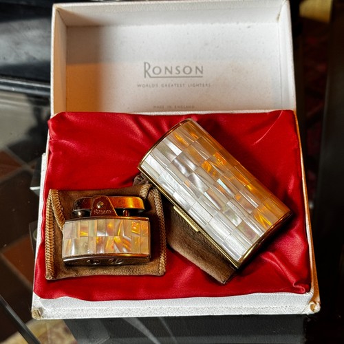 Vintage ronson mother pearl - vintage, of
