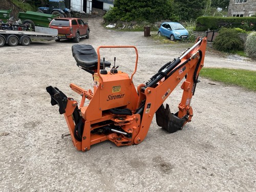 Backhoe digger tractor - digger.,