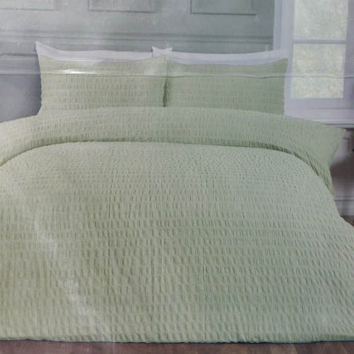 Seersucker duvet cover set - duvet,