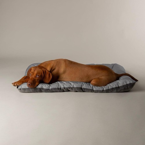 Grey dog crate bed - grey,